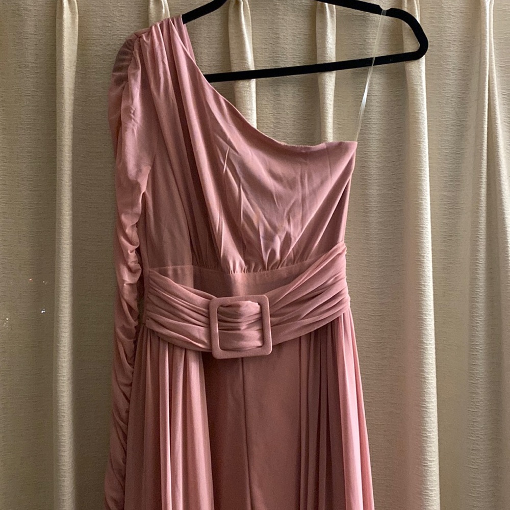 Better Be Sure Mesh Jumpsuit - Mauve